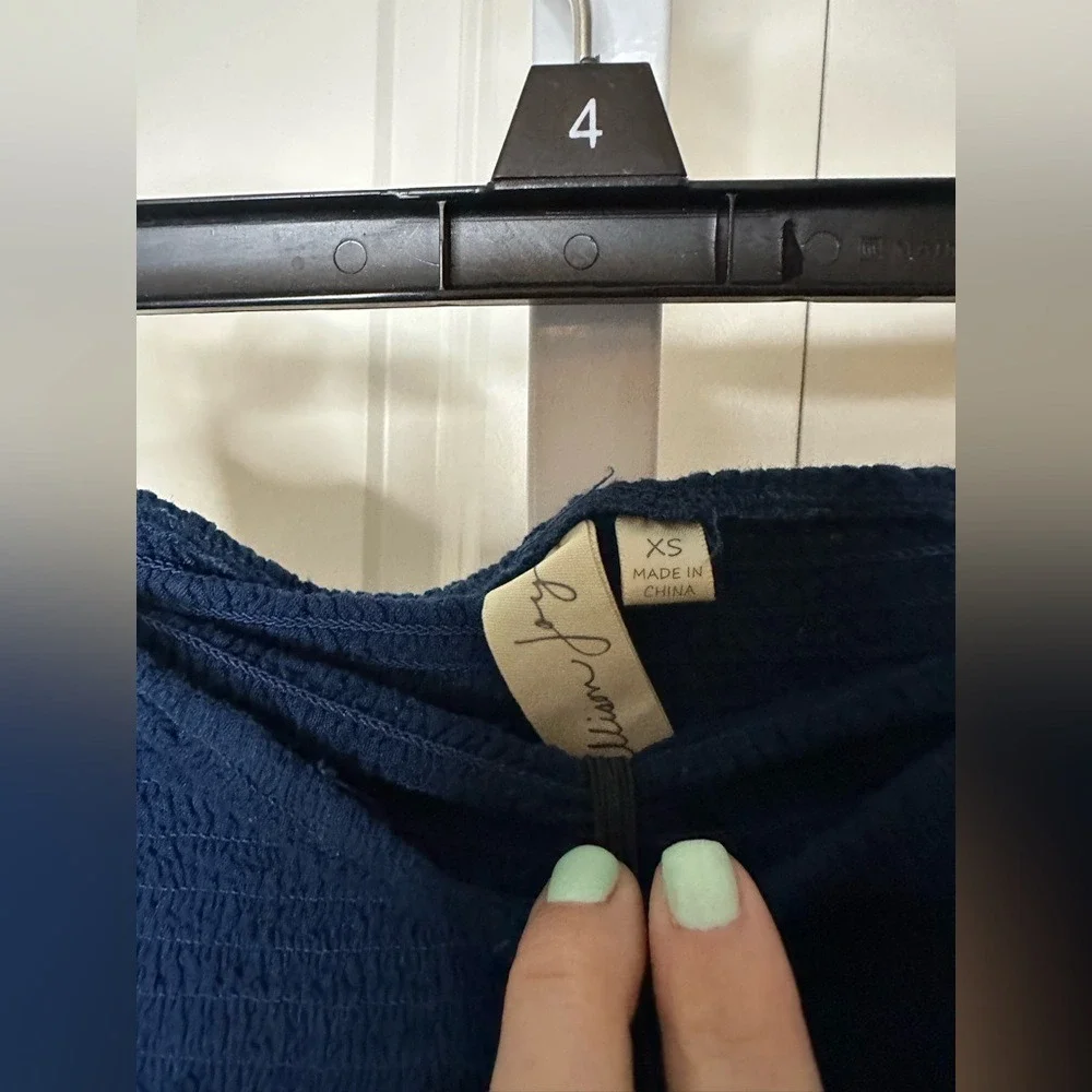 Elegant Navy Blue Maxi Dress‎